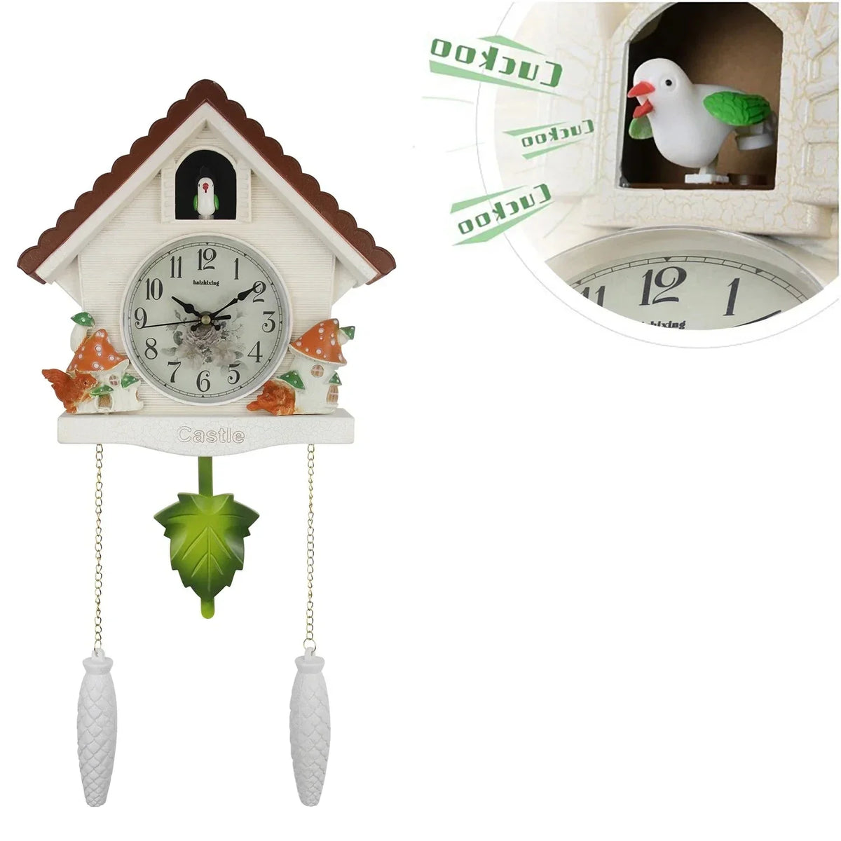 Colorful Chalet Wall Clock for UK interiors