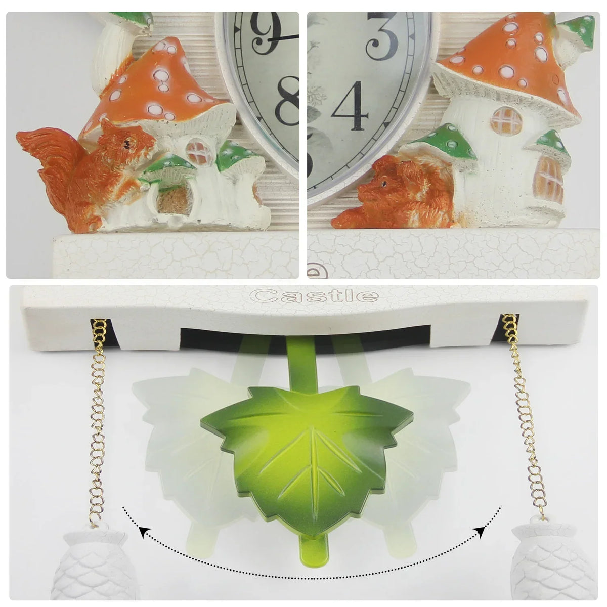 Colorful Chalet Wall Clock for UK interiors