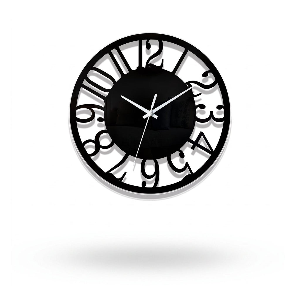 Cut Out Numbers Wall Clock – product view 3