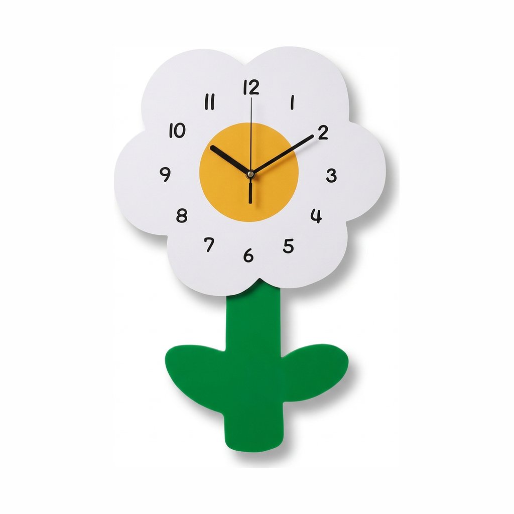 Daisy Floral Wall Clock – product view 5