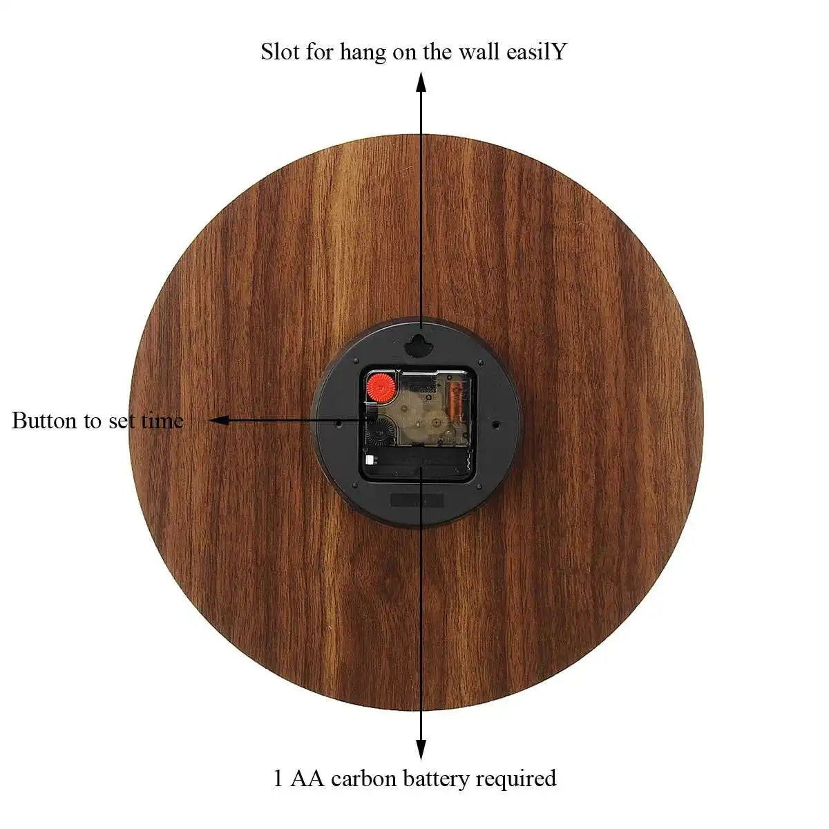 Days Week Wall Clock – product view 5