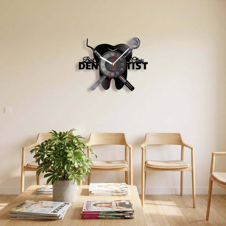 Dental Clinic Wall Clock – product view 2