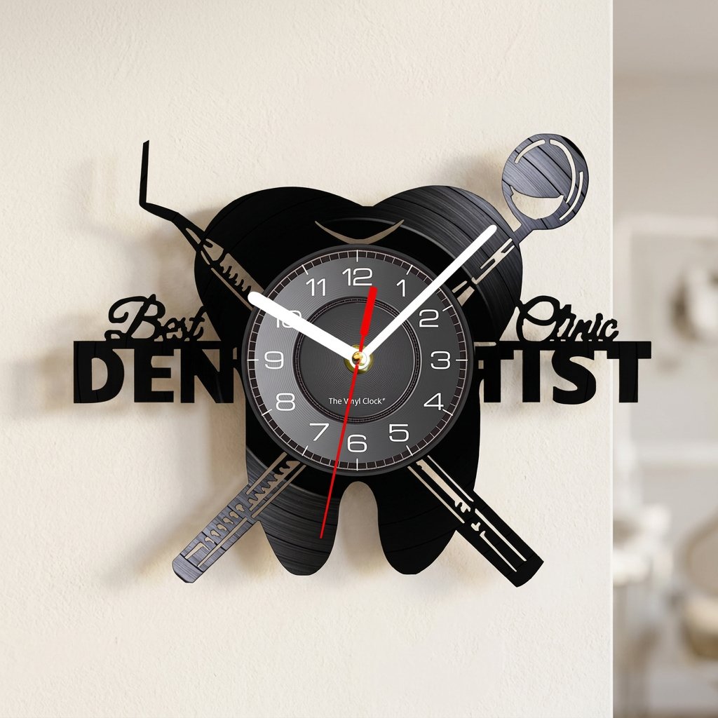 Dental Clinic Wall Clock – product view 3