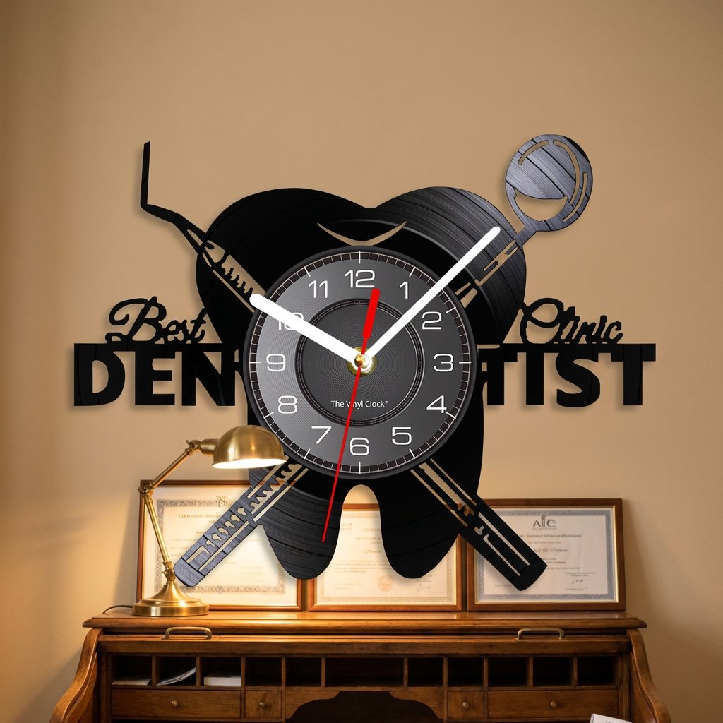 Dental Clinic Wall Clock – product view 4