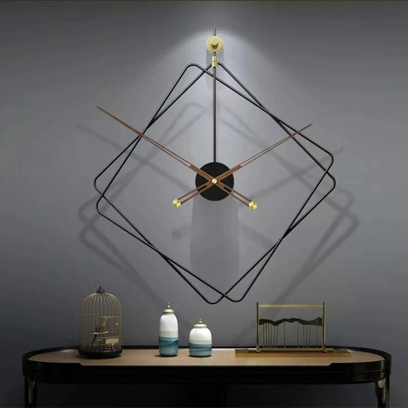 Filament Square Wall Clock – product view 3