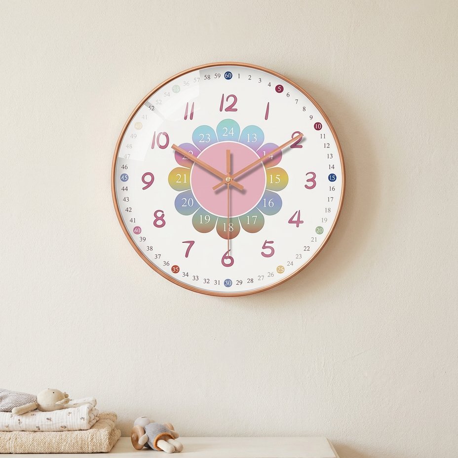 Flower Child Wall Clock – product image