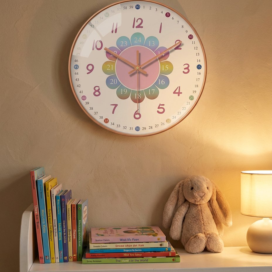 Flower Child Wall Clock – product view 4