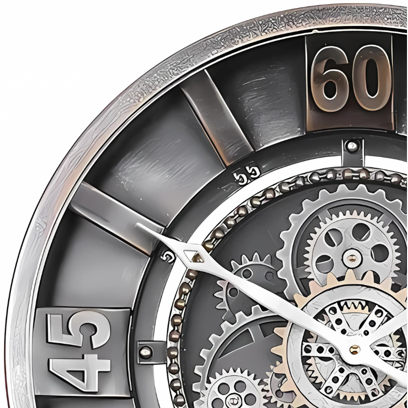 Gear Style Wall Clock – product view 3