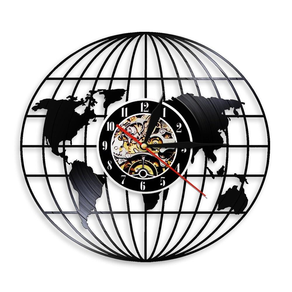 Gears Global Wall Clock – product image