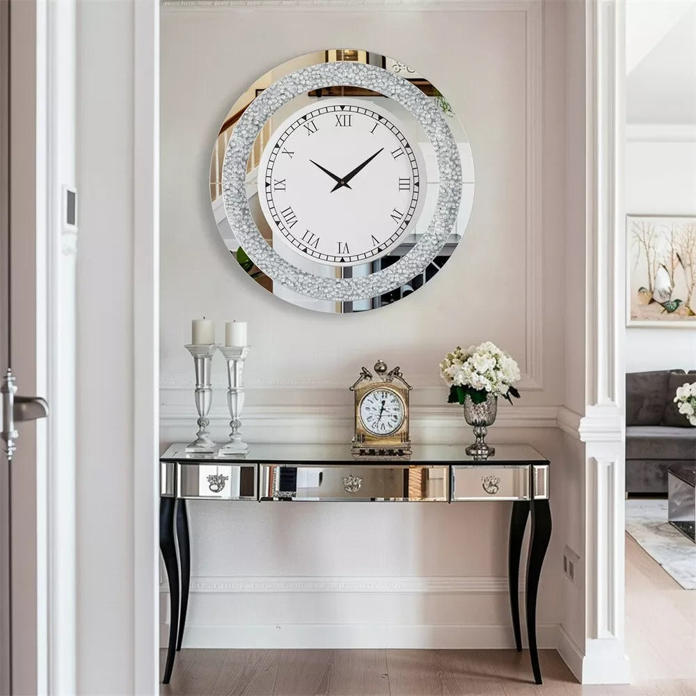 Glamor Mirror Wall Clock – product view 2