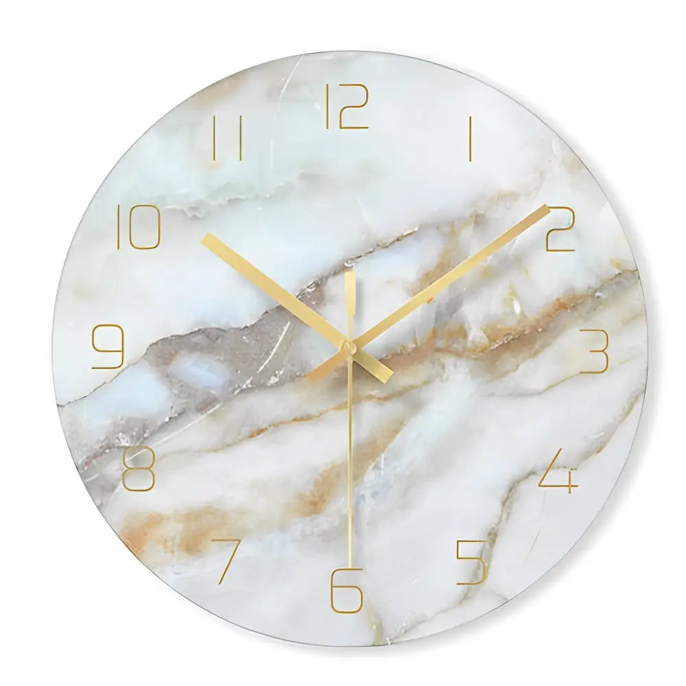 Glass Designer Wall Clock – Rose