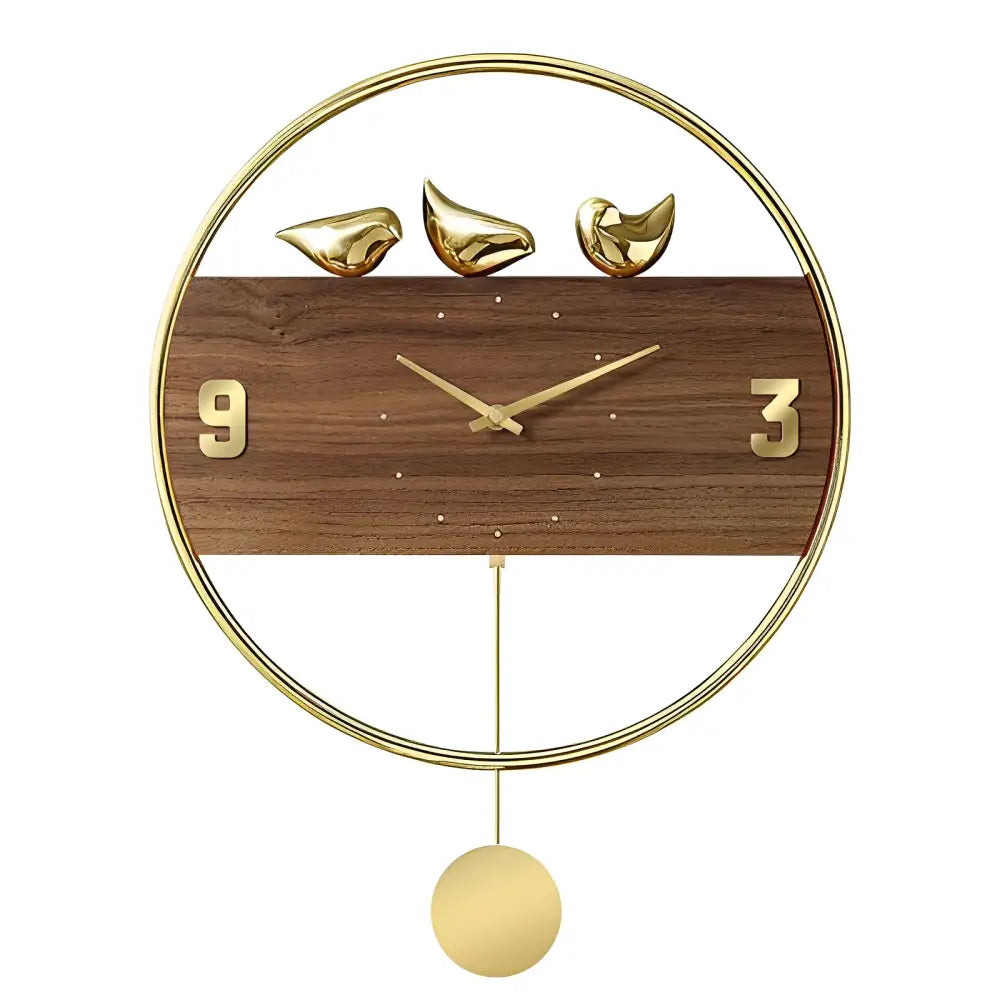 Golden Birds Pendulum Wall Clock – view 9