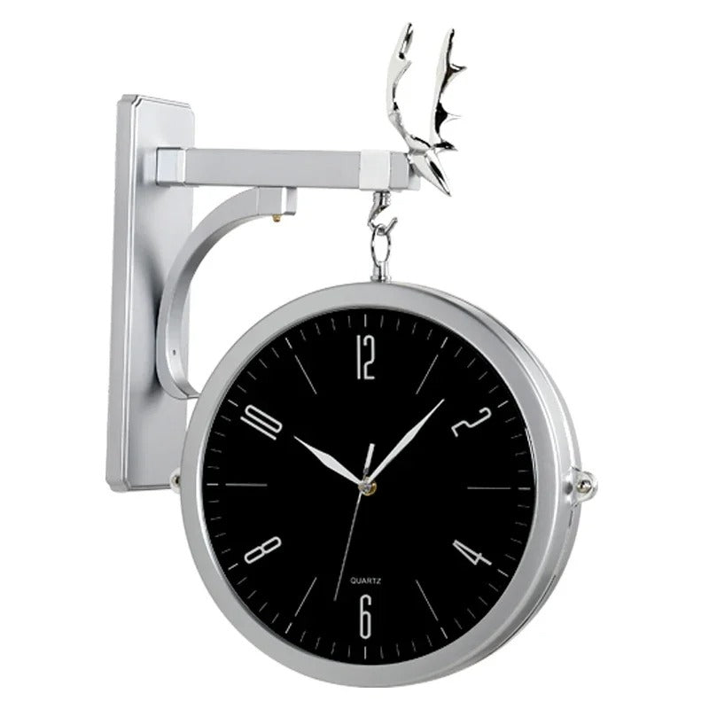 Golden Deer Wall Clock – product view 6