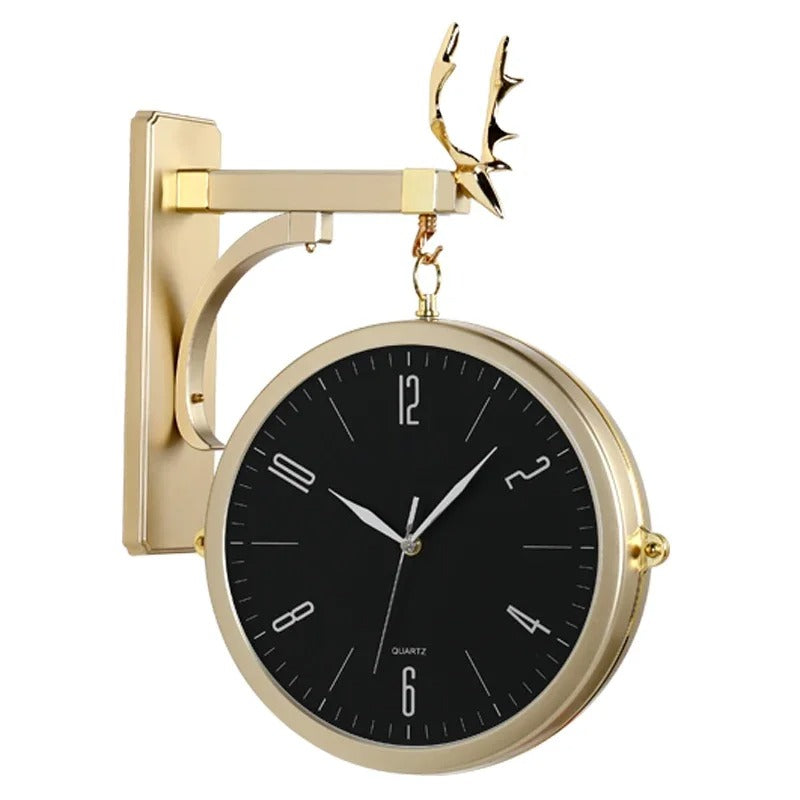 Golden Deer Wall Clock – product view 8