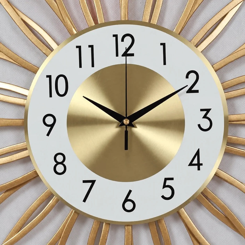 Golden Flower Wall Clock – image 5