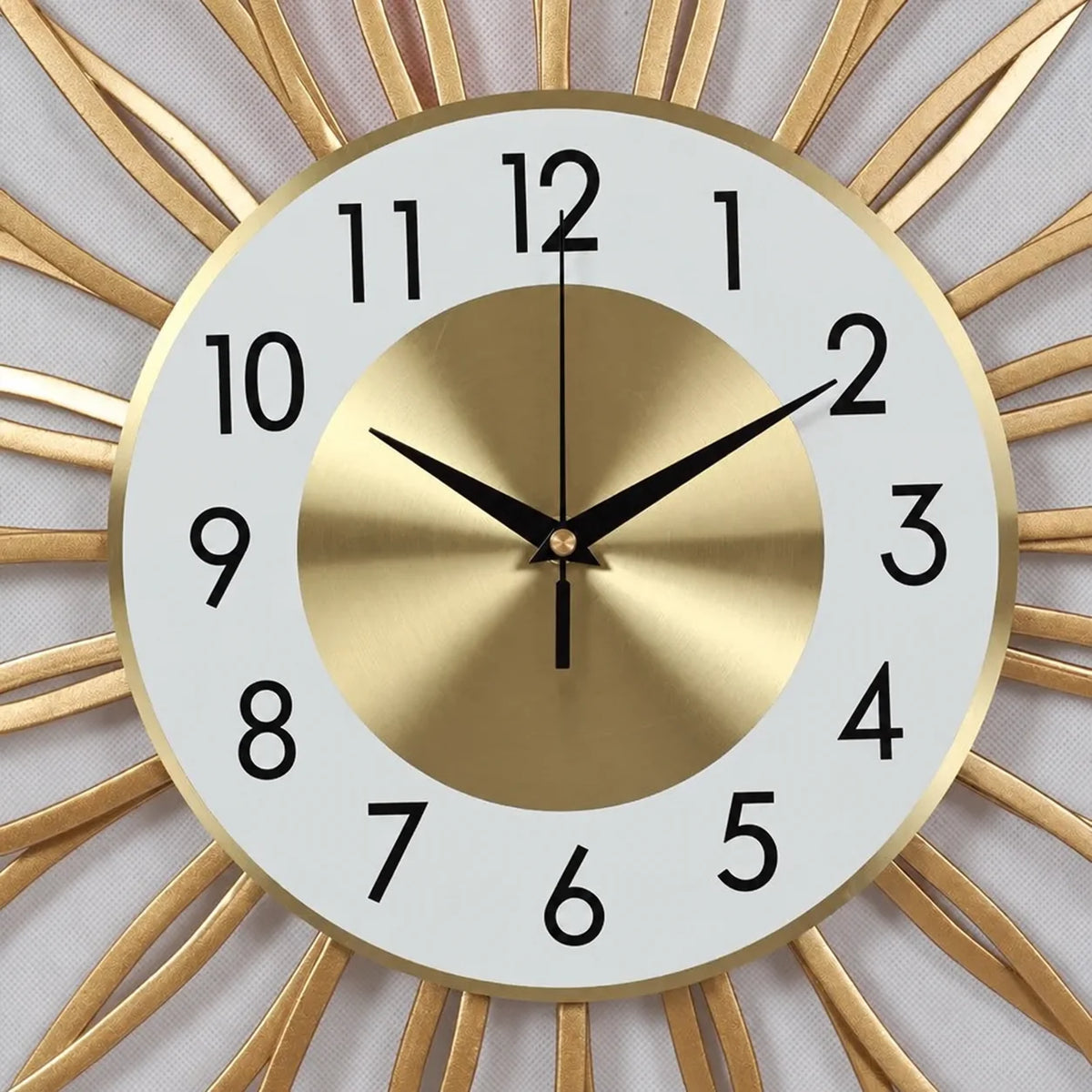 Golden Flower Wall Clock – image 5