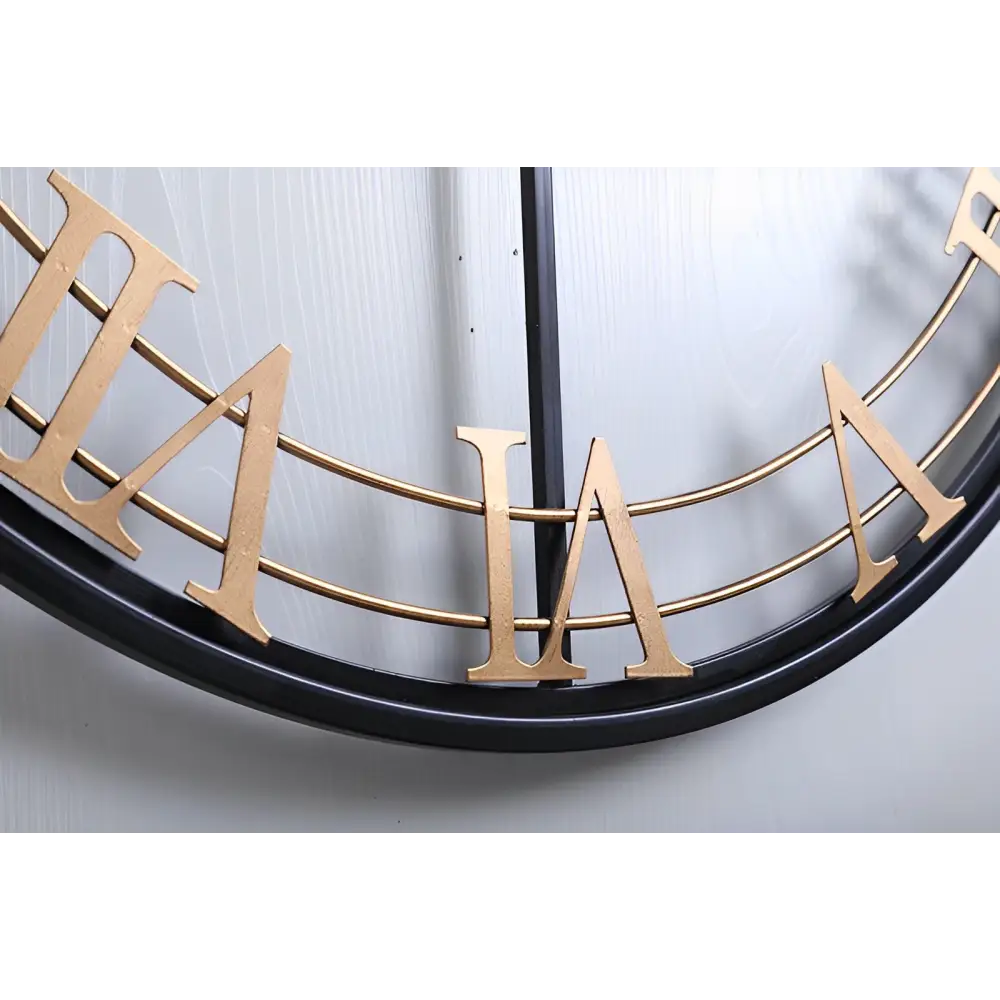 Large Roman Numeral Design Wall Clock – view 6