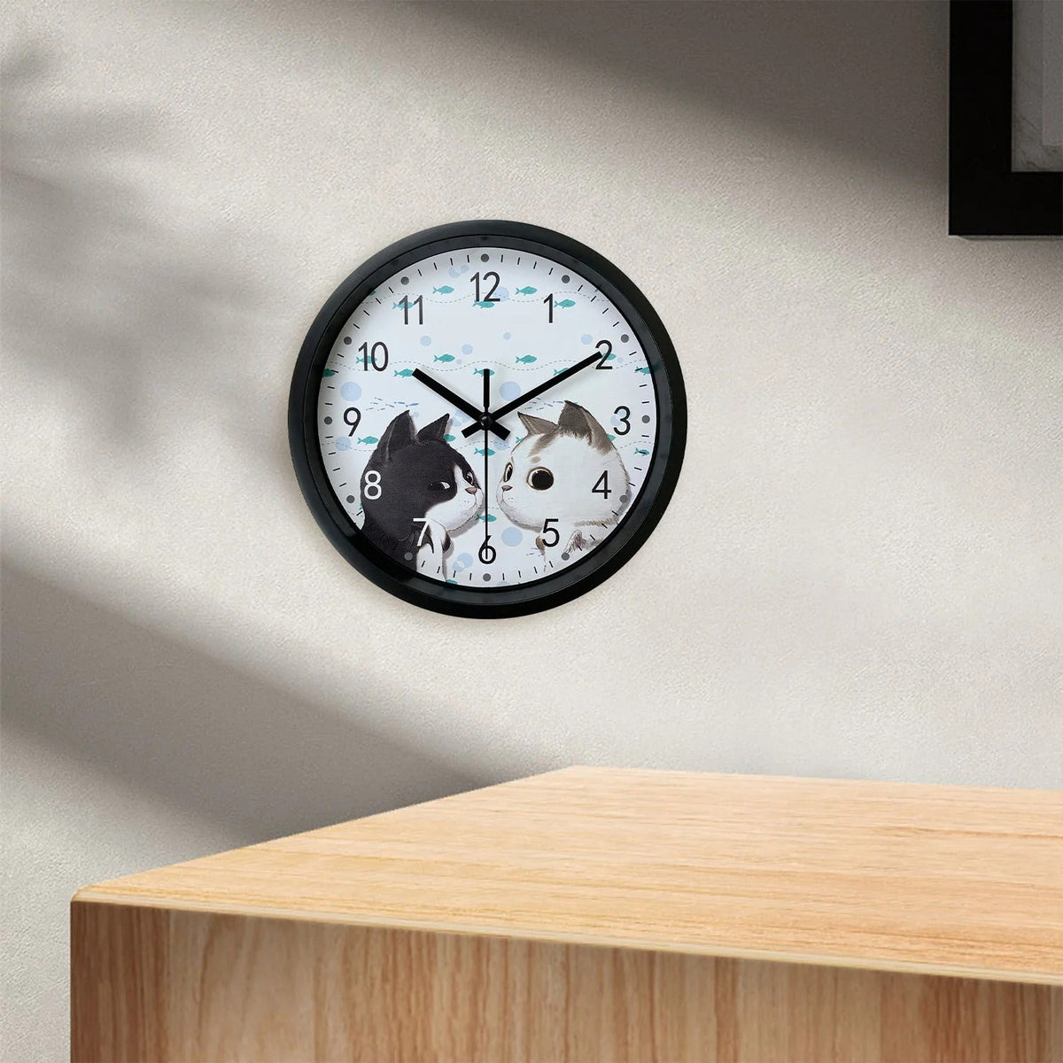 Graphic Cats Wall Clock – product image