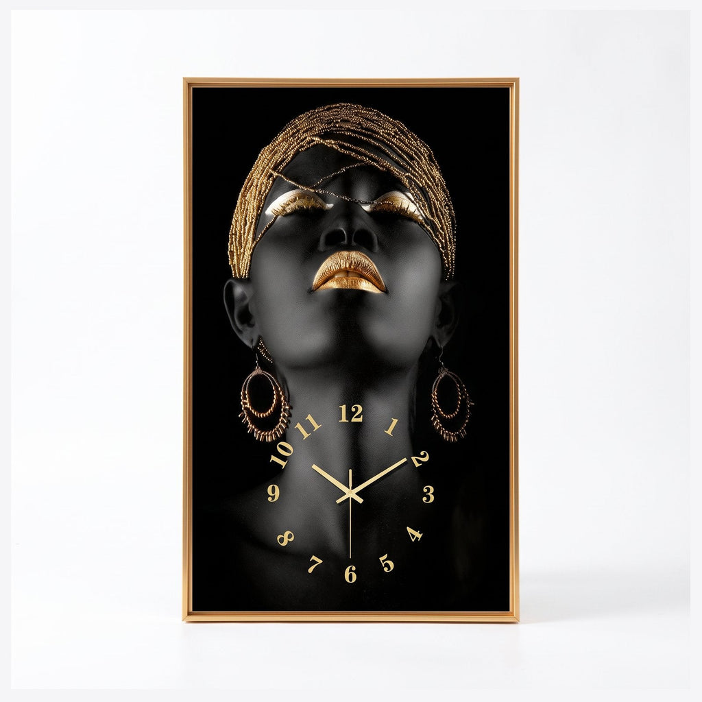 Graphic Portrait Wall Clock – product view 4