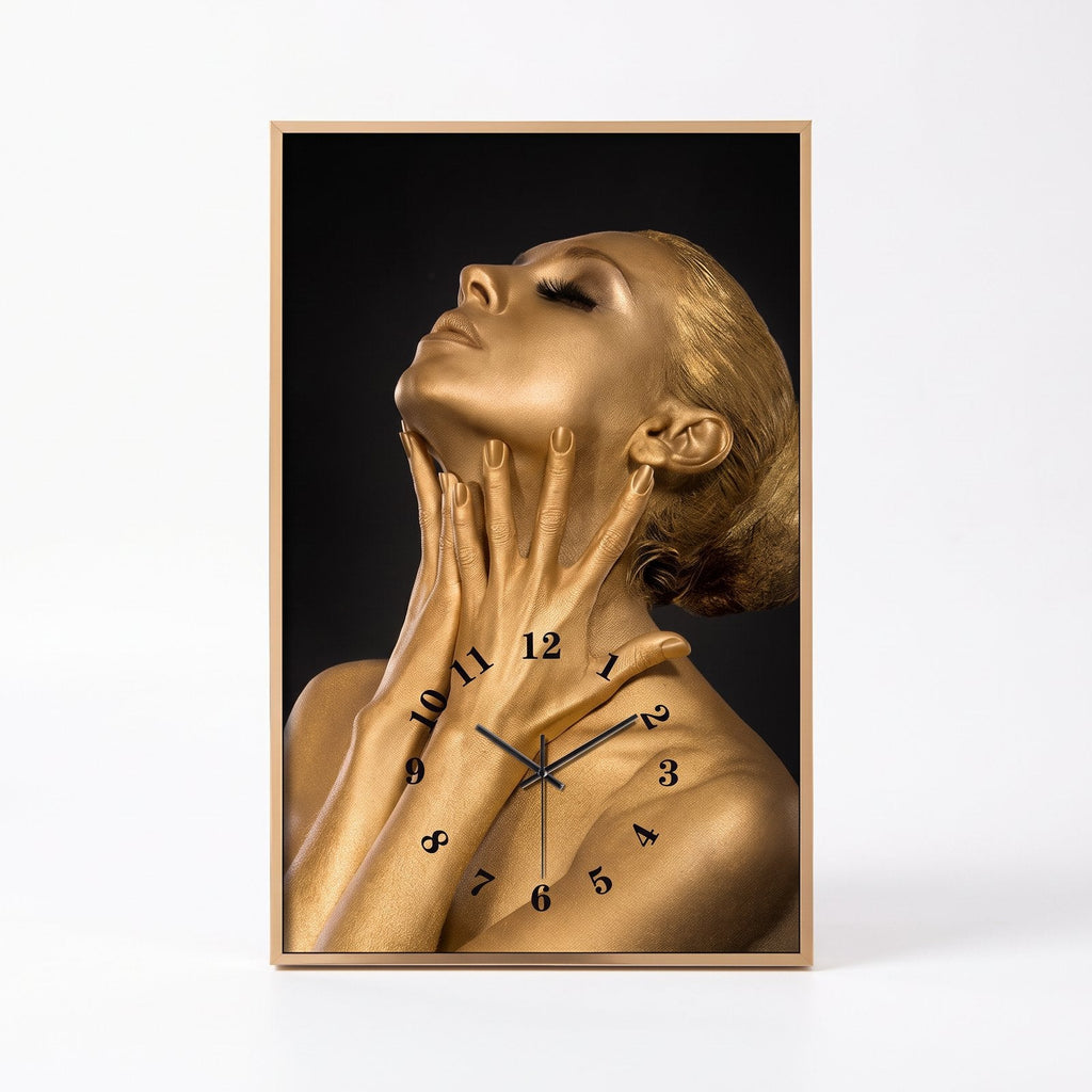 Graphic Portrait Wall Clock – product view 5