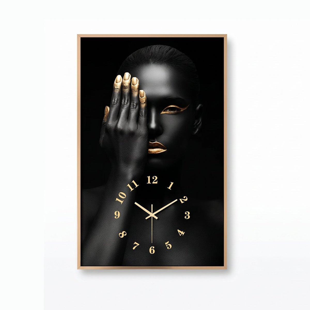 Graphic Portrait Wall Clock – product view 6