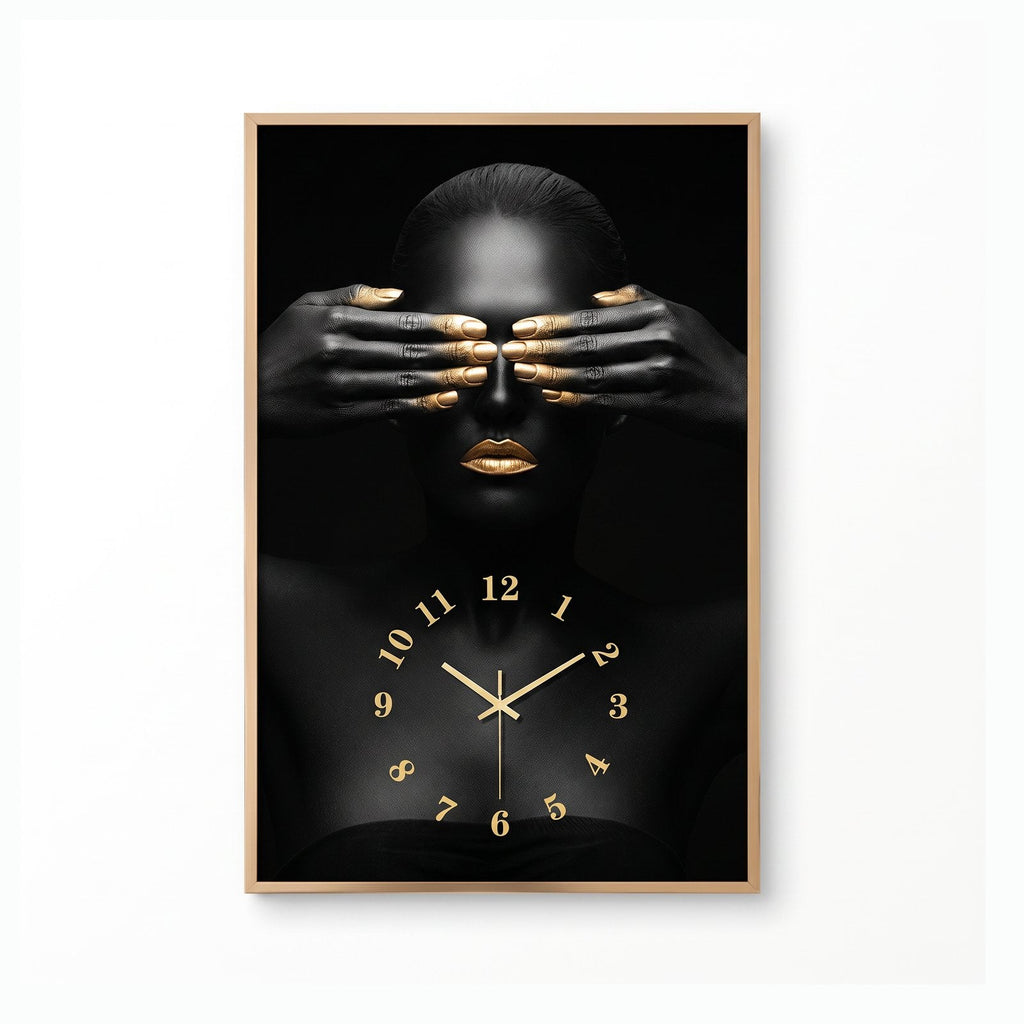 Graphic Portrait Wall Clock – product view 7
