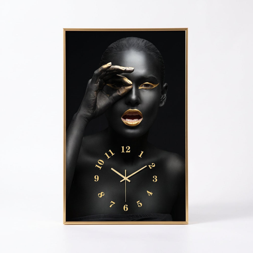 Graphic Portrait Wall Clock – product view 8