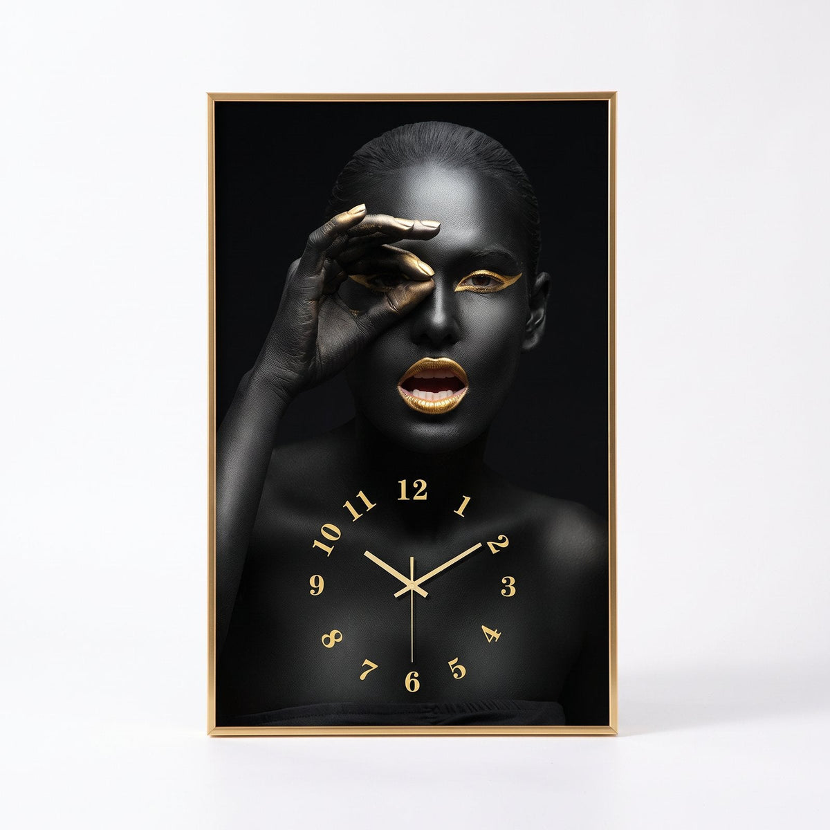 Graphic Portrait Wall Clock – product view 8