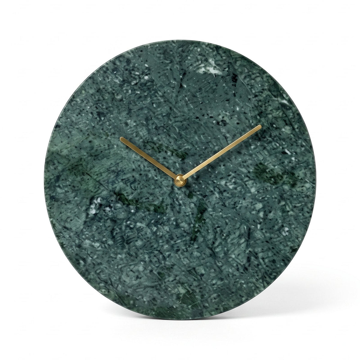 Green Marble and Gold Wall Clock – product view 5