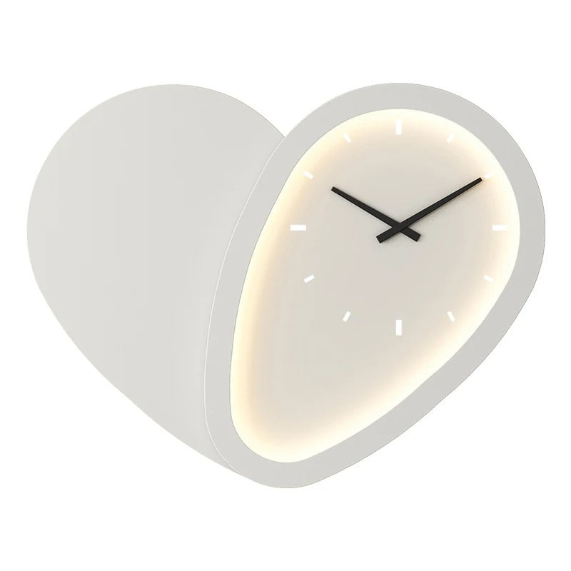 Heart LED Wall Clock – product view 5