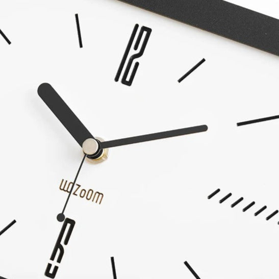 Hexagonal Wood Wall Clock – product view 8