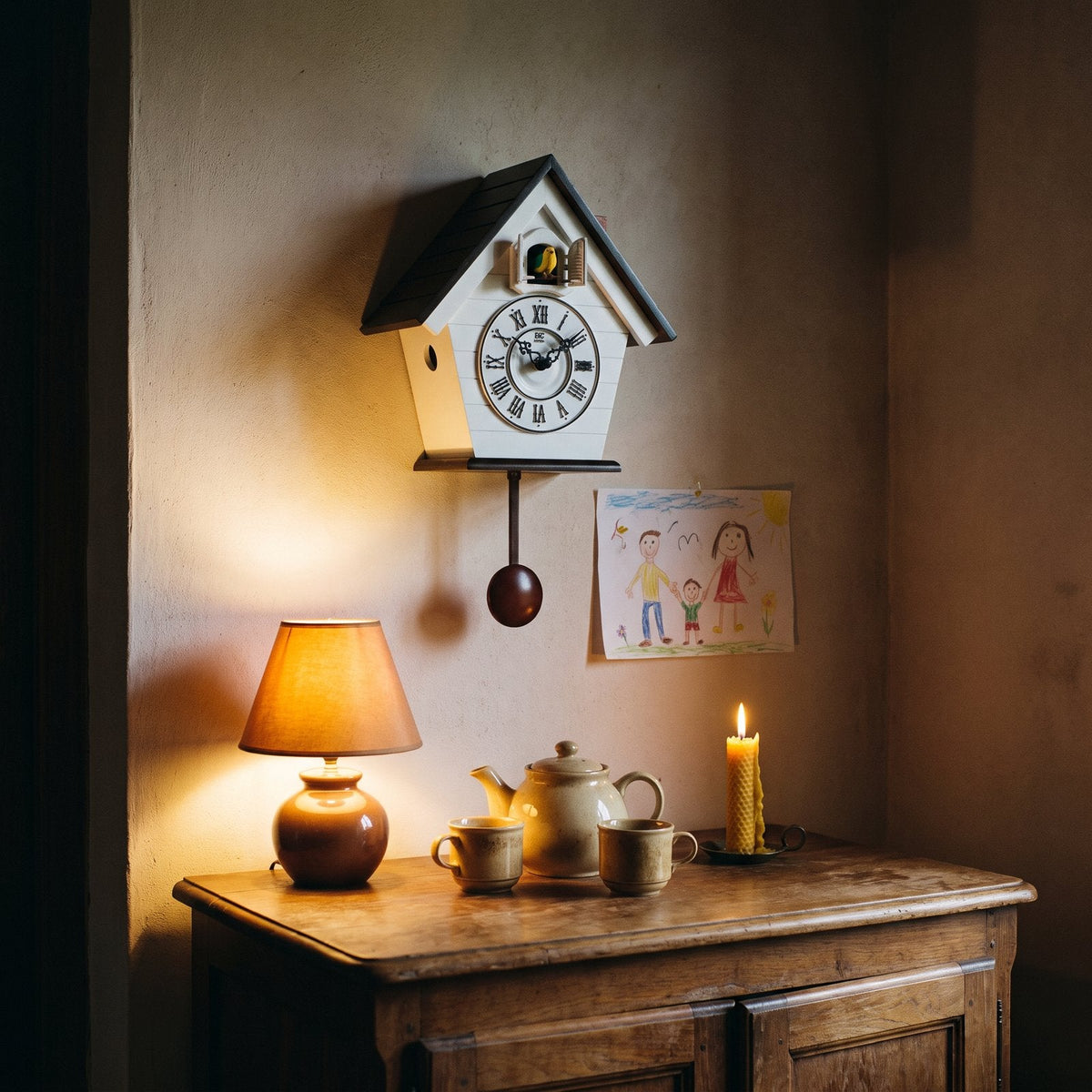 Home Cuckoo Pendulum Wall Clock – product view 3