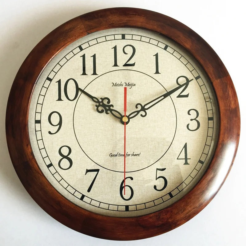 Vintage Wall Clock Vintage Roman Numerals for UK interiors