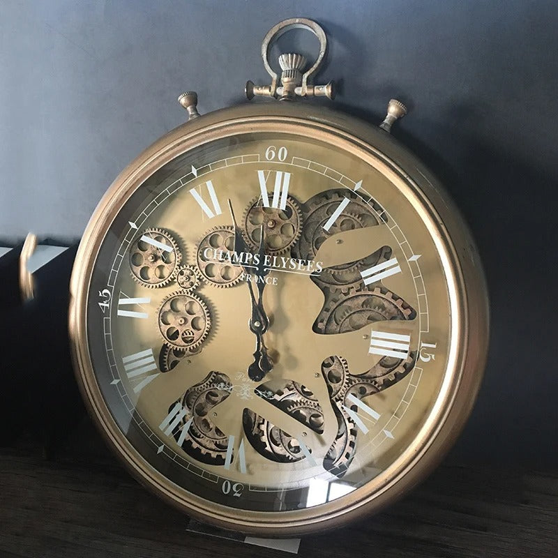 Paris Gears Wall Clock for UK interiors