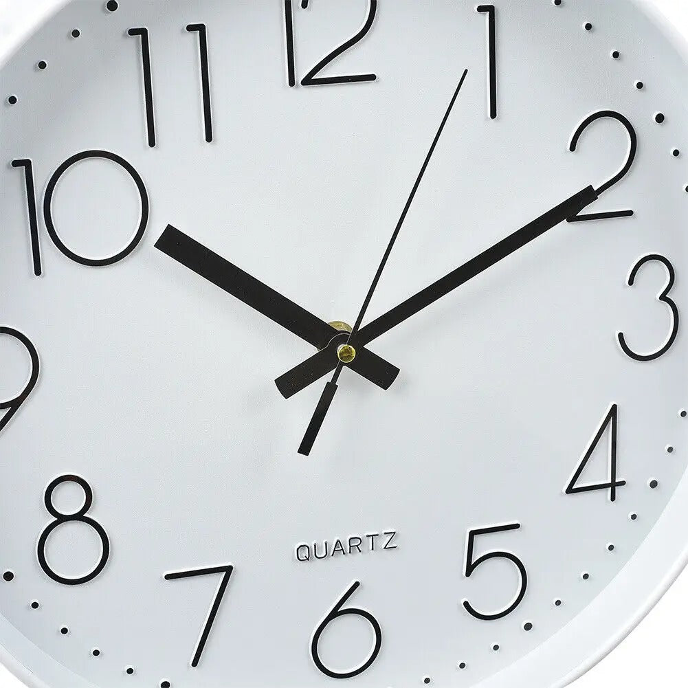 Wall Clock Black Numbers Design for UK interiors
