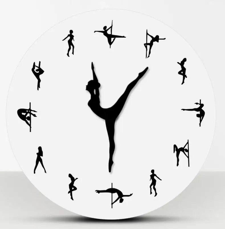 Elegant Ballet Dancer Wall Clock for UK interiors