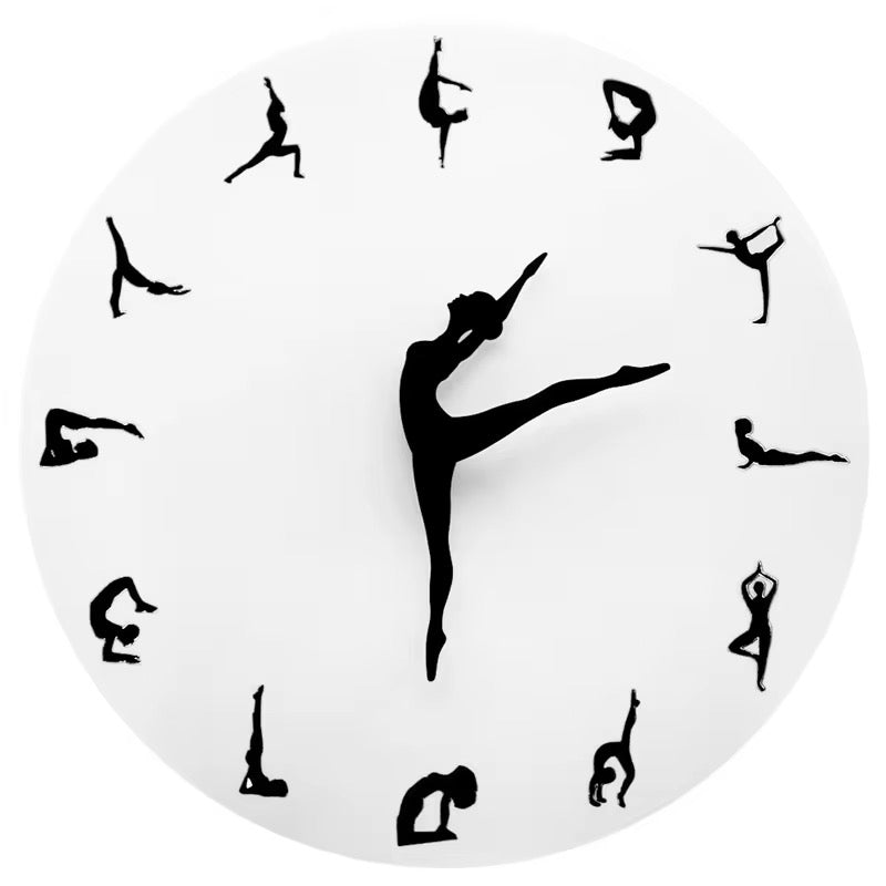 Elegant Ballet Dancer Wall Clock for UK interiors