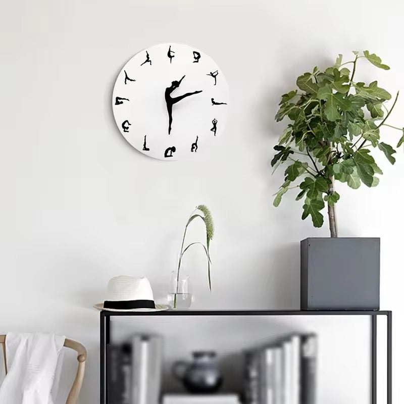 Elegant Ballet Dancer Wall Clock for UK interiors