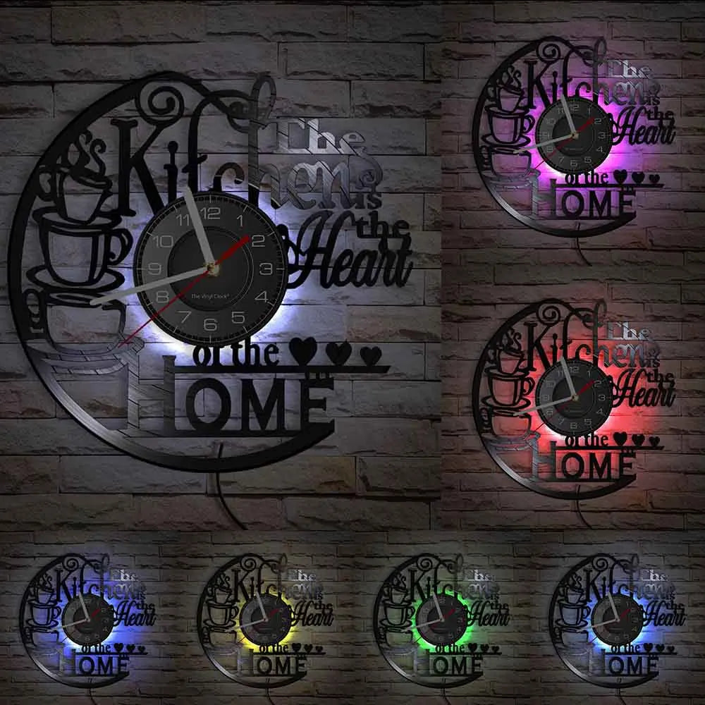 LED Kitchen Wall Clock for UK interiors