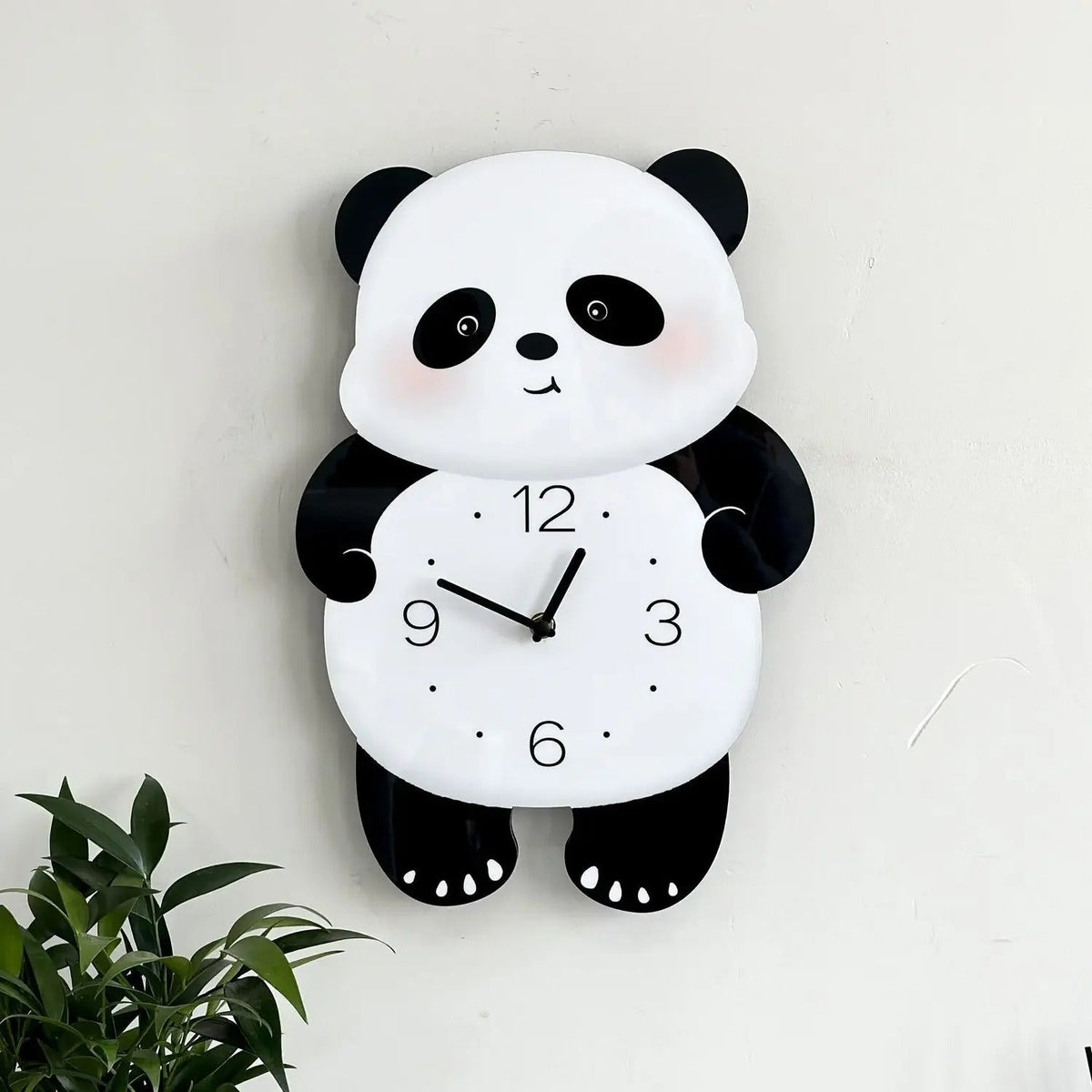Panda Child Wall Clock for UK interiors