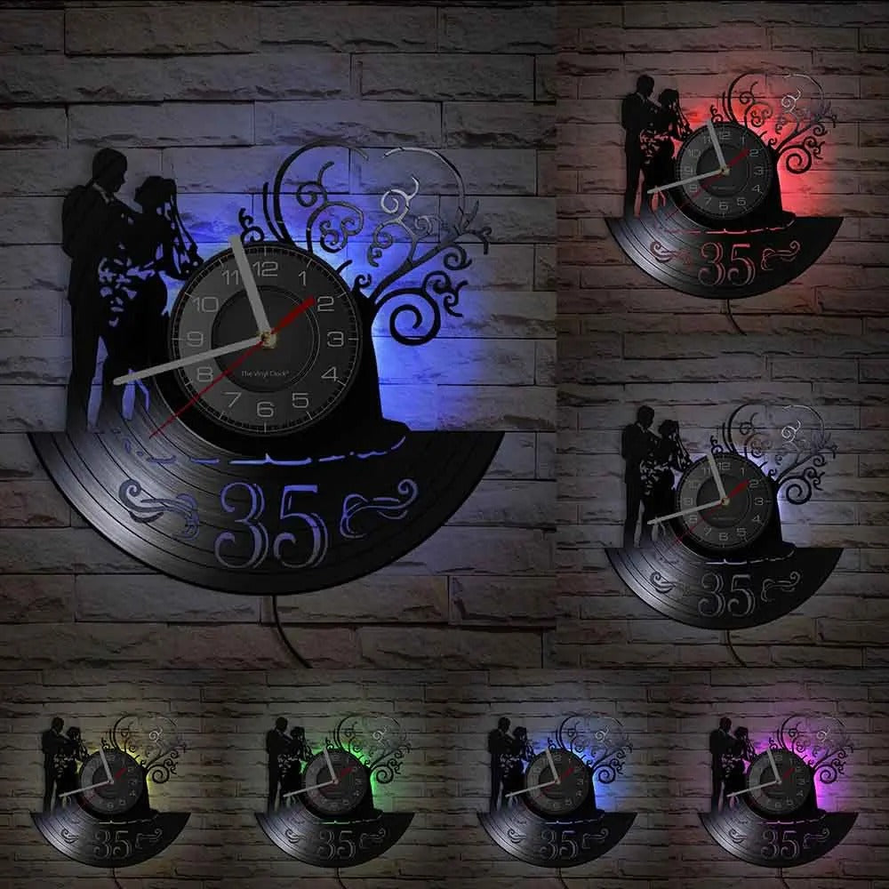 Romantic Heart Wall Clock for UK interiors