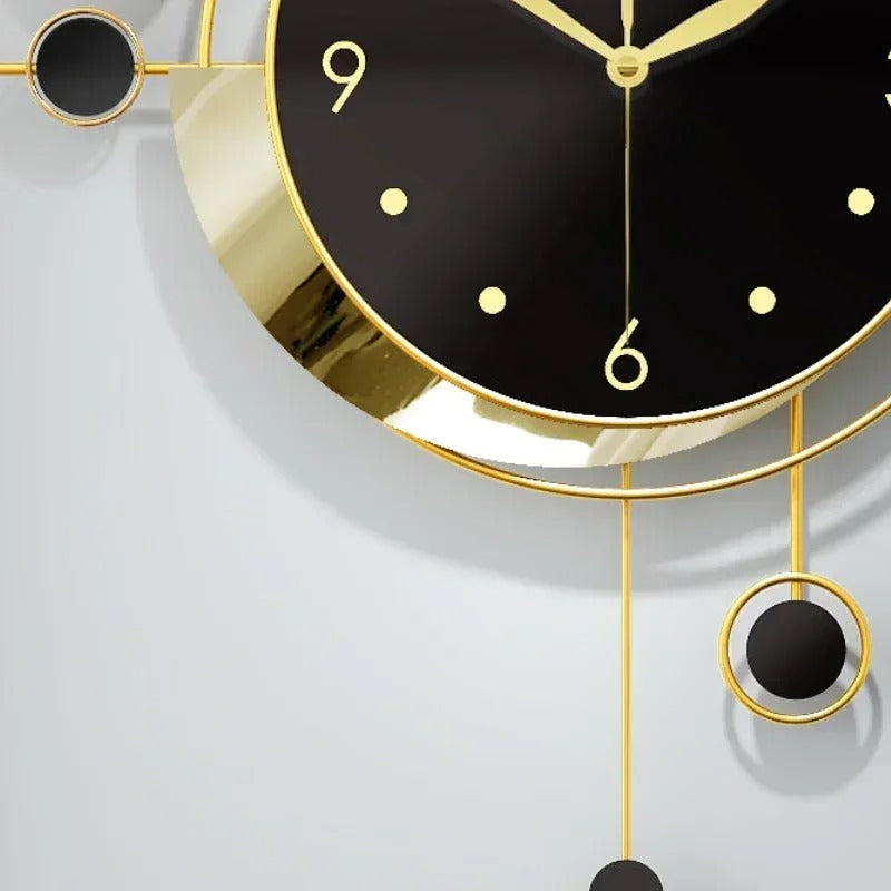 Geometric Metal Wall Clock for UK interiors