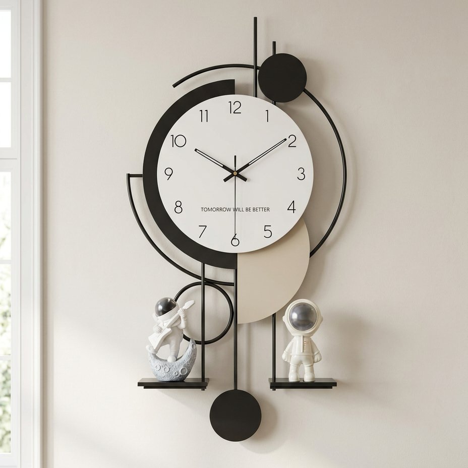 Astronaut Design Wall Clock for UK interiors
