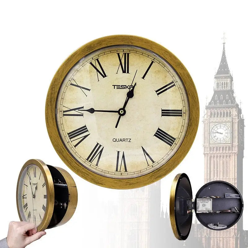 Wall Clock with Secret Compartment – view 9