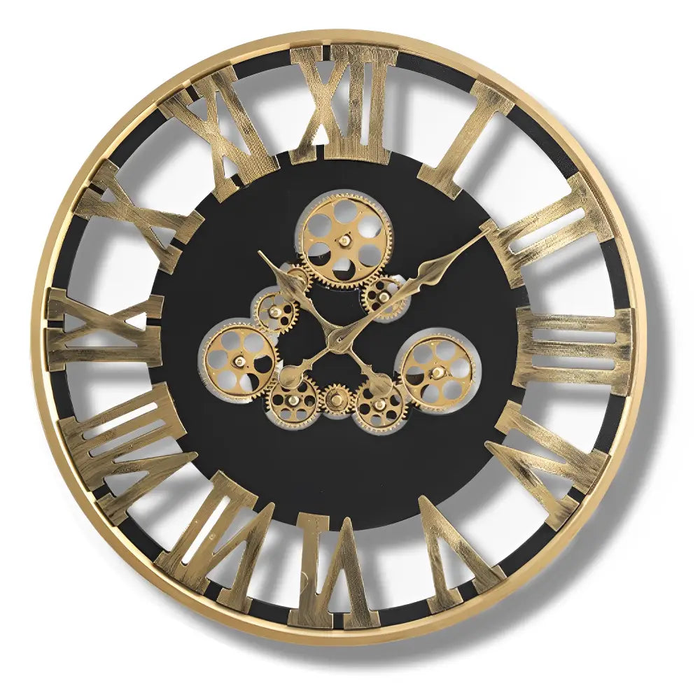 Chic Cogs Wall Clock for UK interiors