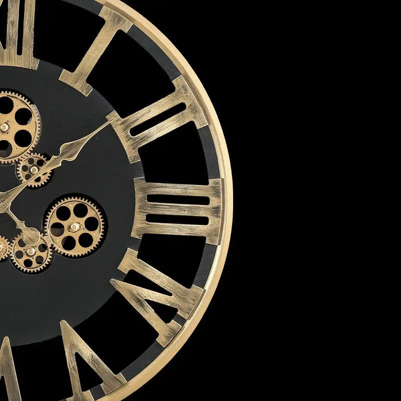 Chic Cogs Wall Clock for UK interiors