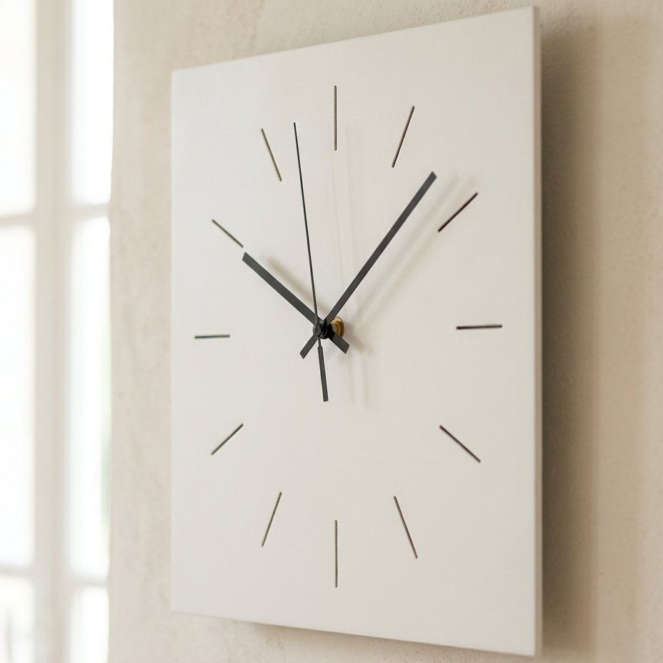 Contemporary Square Wall Clock for UK interiors