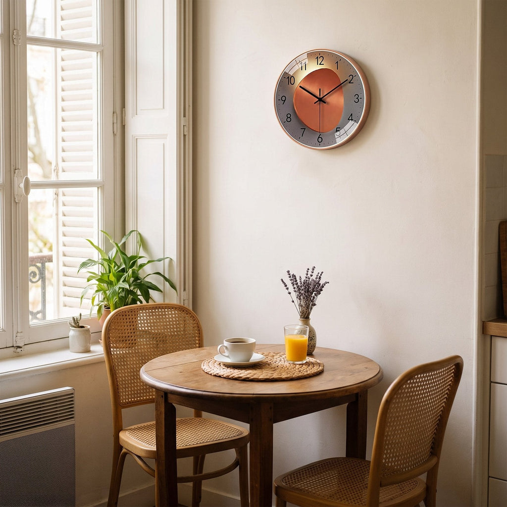 Silent Kitchen Wall Clock for UK interiors