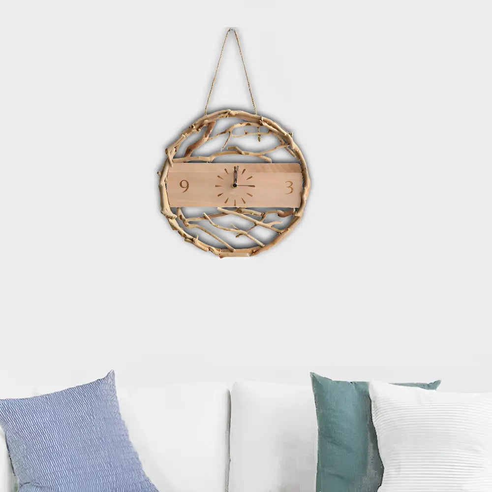 Natural Branches Wall Clock – view 2