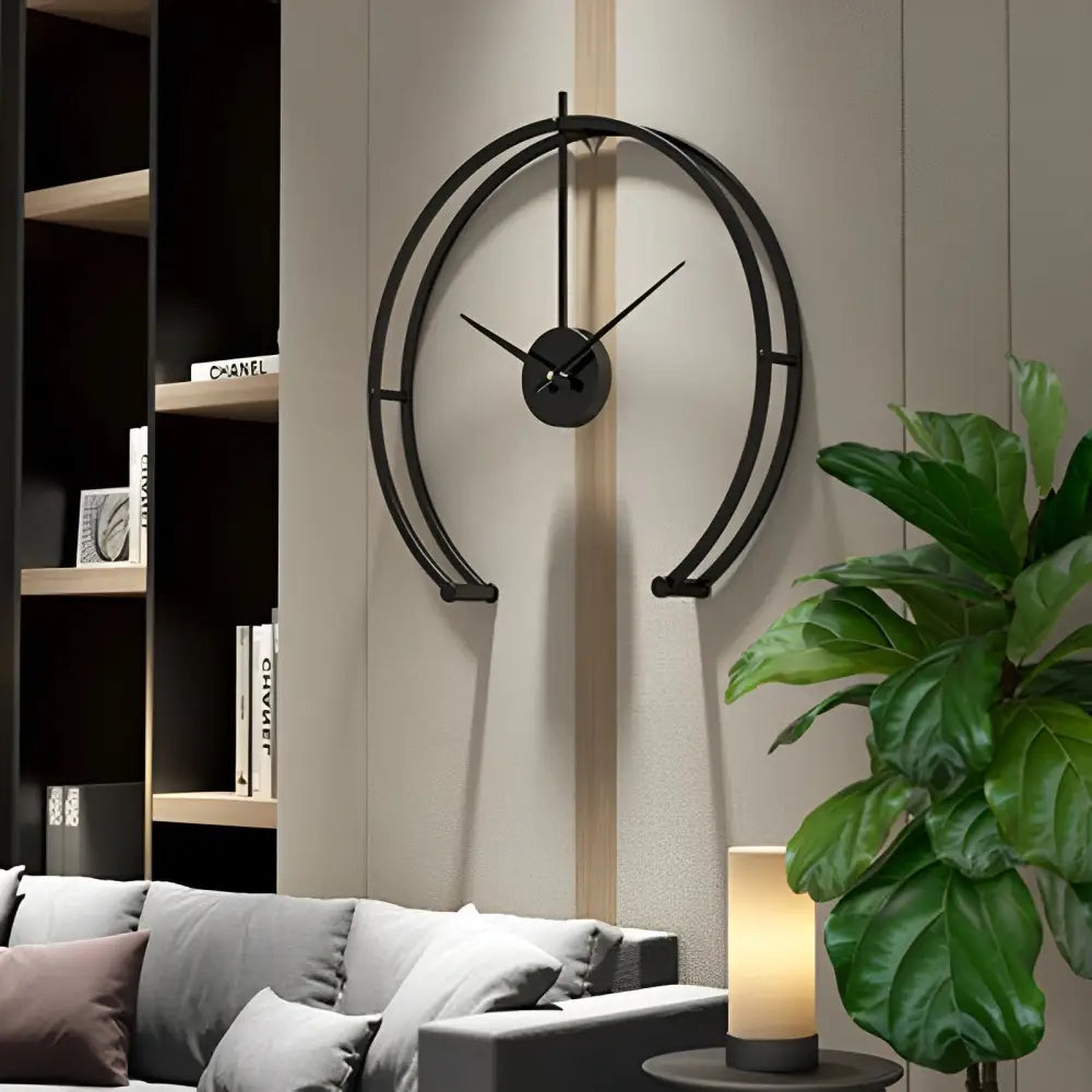Open Circle Wall Clock – Gold